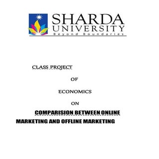 Comparision between online & offlin...