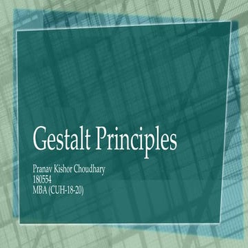 Gestalt Principles