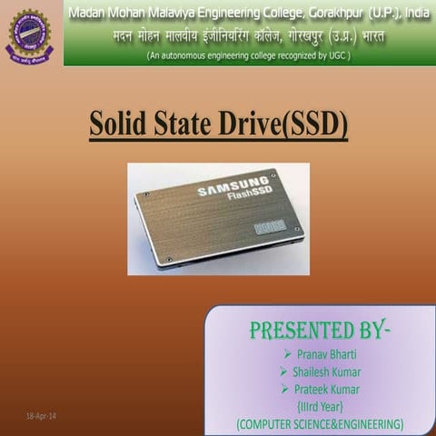 Solid State Drive(ssd) (Pranav)