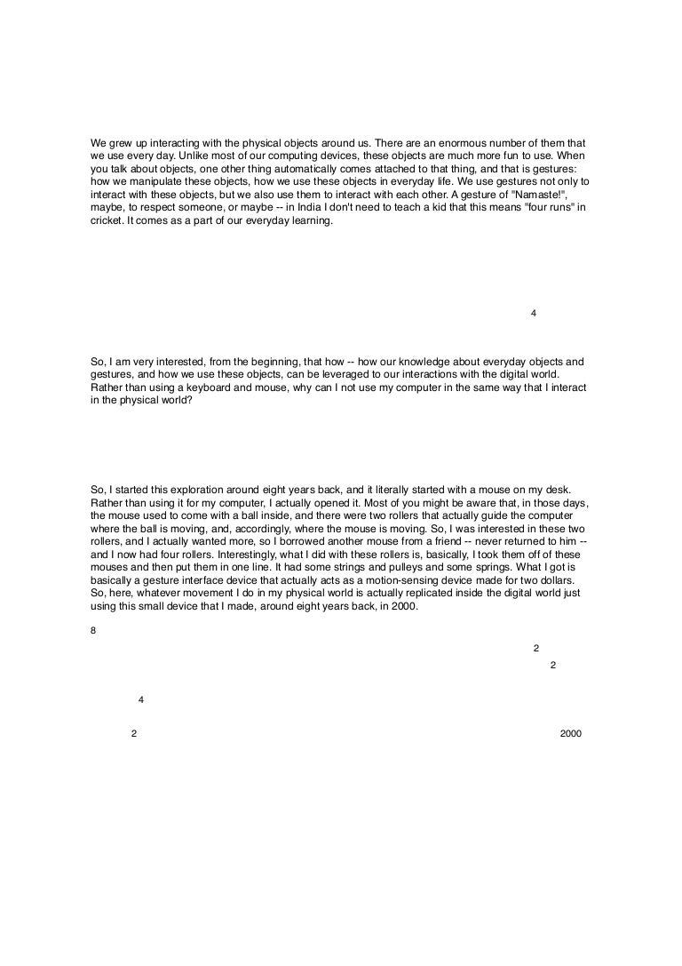 pranav mistry 6th sense technology transcript