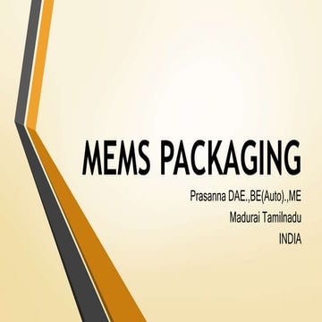 MEMS Packaging