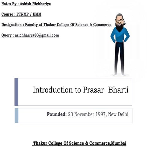 Prasar bharti
