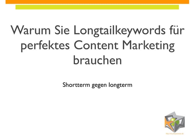 Präse my keyword-longtail variante...