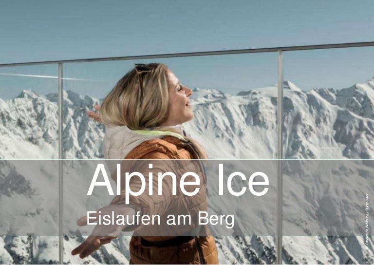 Alpine Ice Eislauf am Berg