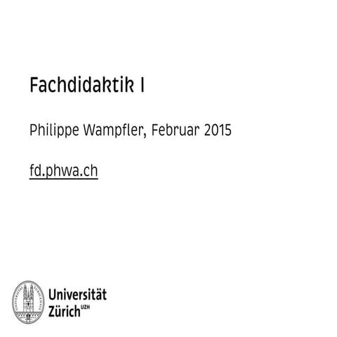 Präsentation Fachdidaktik I, Teil 4