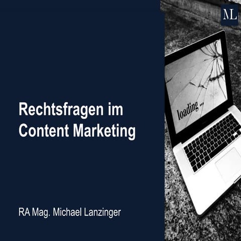 Content Marketing - Rechtsfragen