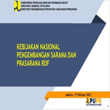 prasetyo Kebijakan Nasional Pengembangan RDF Revisi.pdf