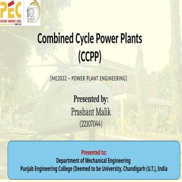 Advanced Combined Cycle Power Plants: Efficiency, Components, and ...