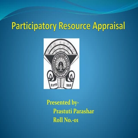 Participatory Resource Appraisal