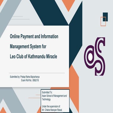 Leo Club of Kathmandu Miracle Web based System