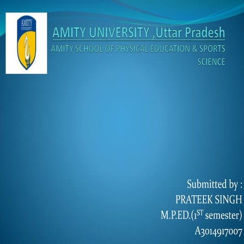 Amity ASPESS Yoga M.ped