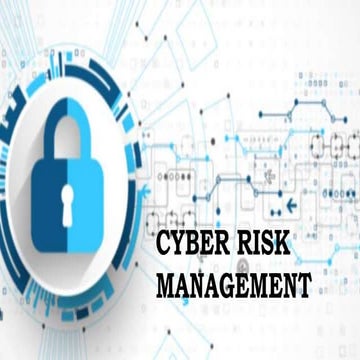 CYBER RISK MANAGEMENT