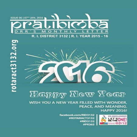 RID 3132 DML Pratibimba, Issue 6