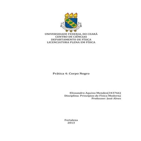Pratica 4 - Corpo Negro