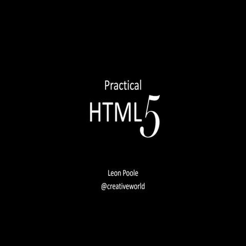 Pratical HTML5