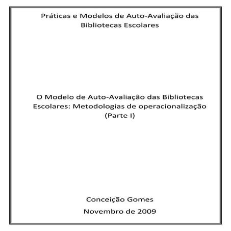 Praticas E Modelos De Auto Avaliacao Sessao 4[1]