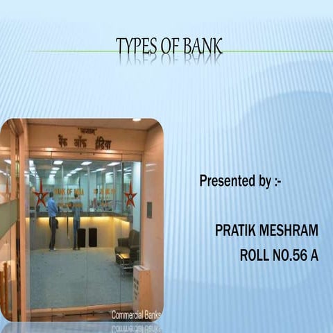 Types of banks-Pratik B.Meshram DYPIMS