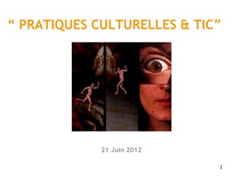 Pratiques culturelles et TIC
