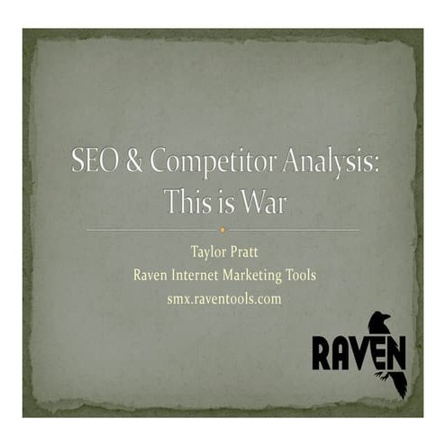SEO Competitor Analysis