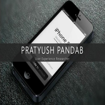 Pratyush Pandab UX Researcher Portfolio