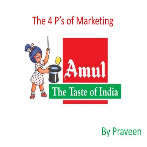 4ps of Amul company