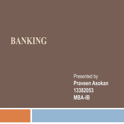 Indian Banking Structure 