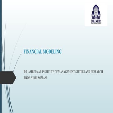 financial model of ITC limited by ambedker collge | PPTX