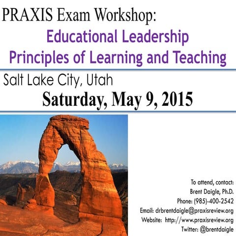 PRAXIS Workshop - Salt Lake City