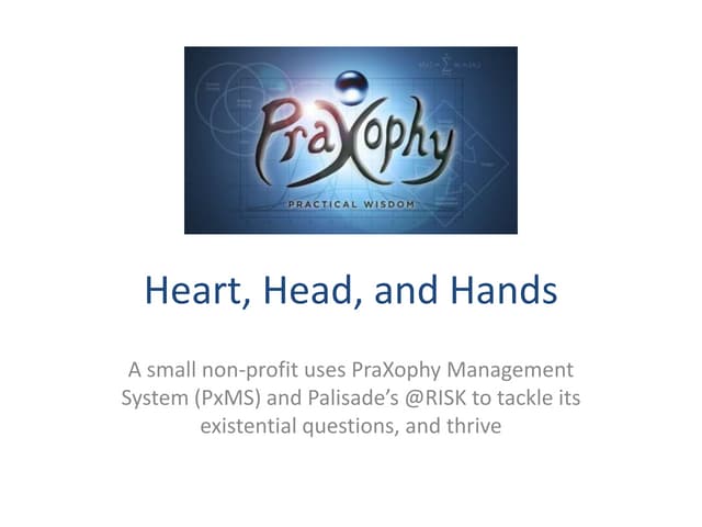 Praxophy at Palisade Regional Risk Conference in DC