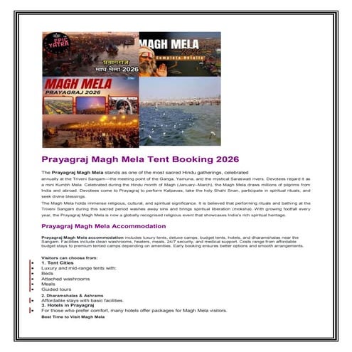 Prayagraj Magh Mela Tent Booking 2026.pdf