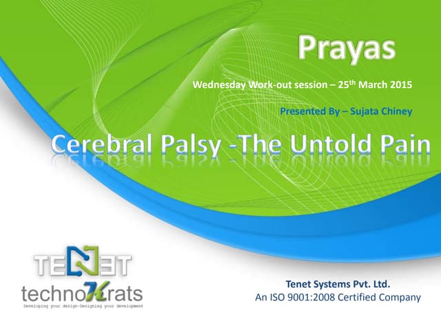 Prayas Session Sujata Chiney- Cerbral Palsy - The Untold Pain