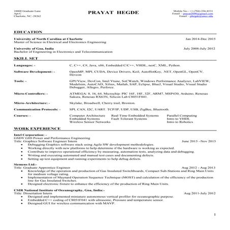 Prayat hegde resume_firmware_embedded