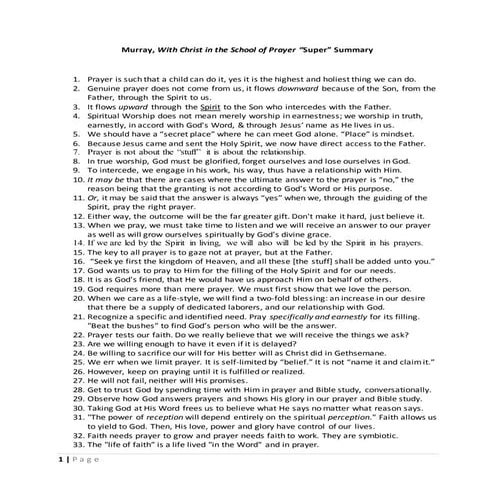 Prayer.16.super.summary