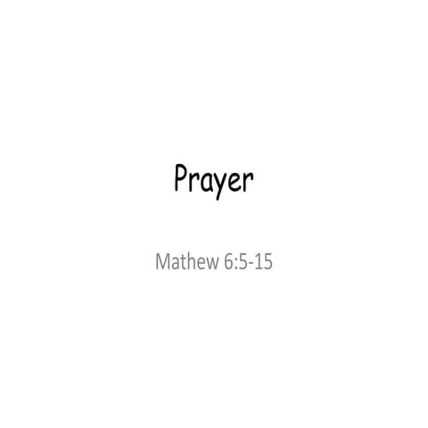 Prayer