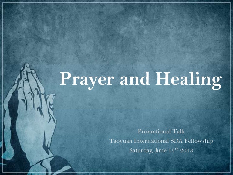 prayer and healing animated powerpoint slide