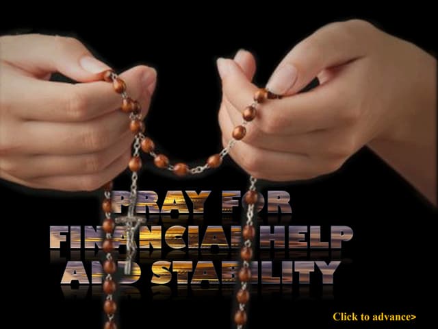 Prayer For Financial Help And Stabi...