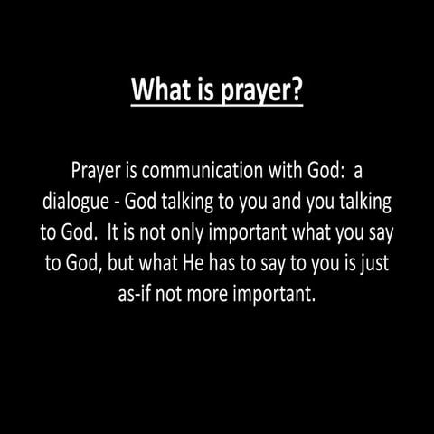 Campus Alive - What is Prayer