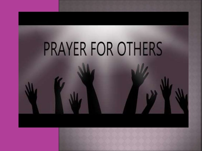 Praying for others