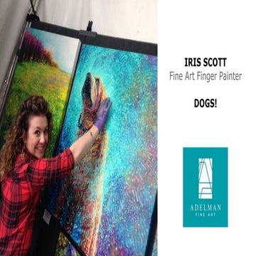 Iris Scott Finger Painter -  Dogs!