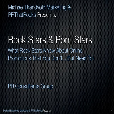What Rock Stars Know About Online Promotions That You Don’t... But Need To!
