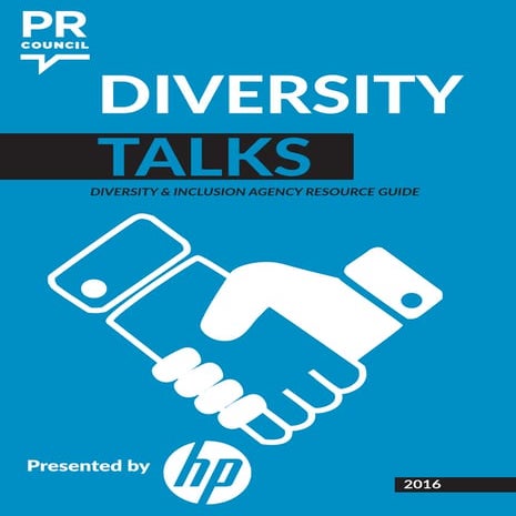 Diversity Talks: Diversity & Inclusion Agency Resource Guide