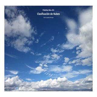 Práctica   Clasificación de nubes