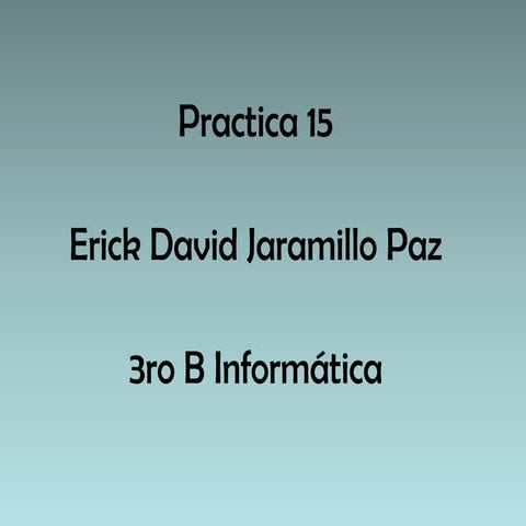 Prã¡ctica 15