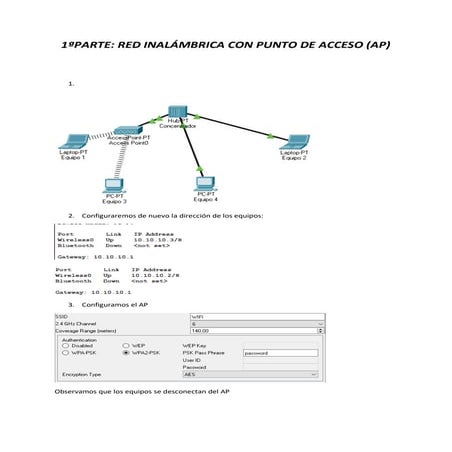 Creación de red wan con packet tracer | DOCX