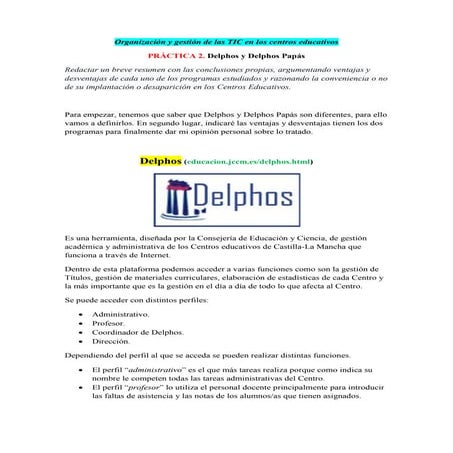 Notas delphos | PDF