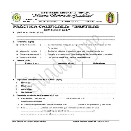 Práctica calificada 1 cívica 3