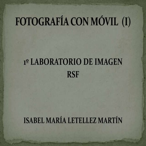 Práctica con móvil 1  