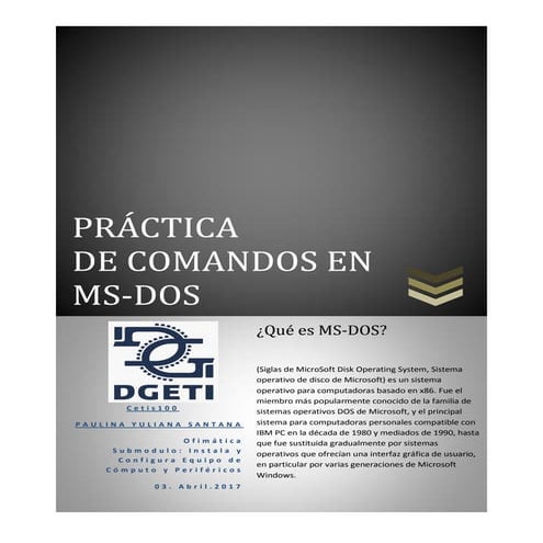 Práctica de comandos | PDF