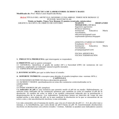 Práctica de laboratorio ácidos y bases   comodín