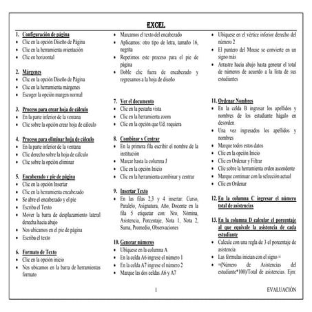 Práctica en ms excel